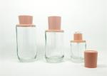 Skincare Glass Cosmetic Containers , Round Shape Cosmetic Bottles And Jars