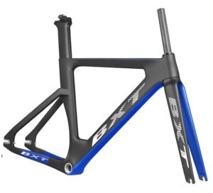 Quality Toray T1000 Carbon Fiber Bike Frame 700C Fixed Gear Racing Road Frameset wholesale