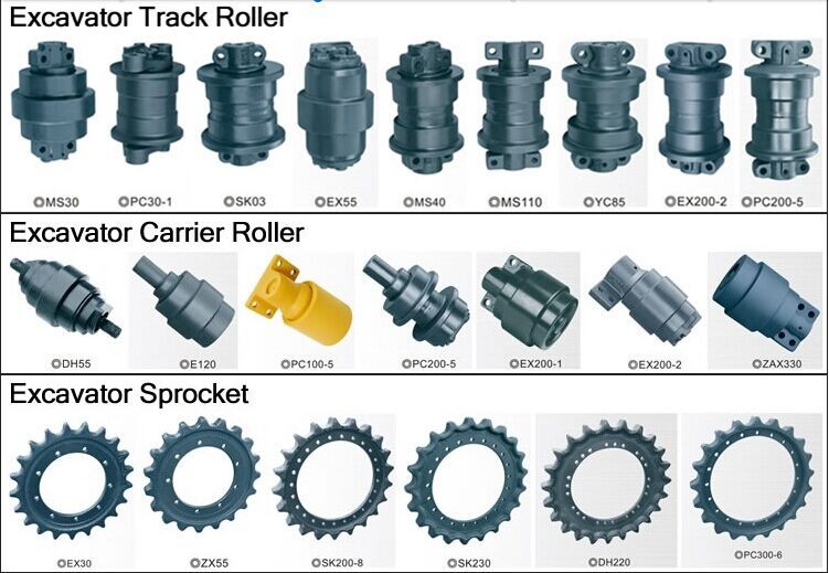 Kobelco excavator parts track roller frame