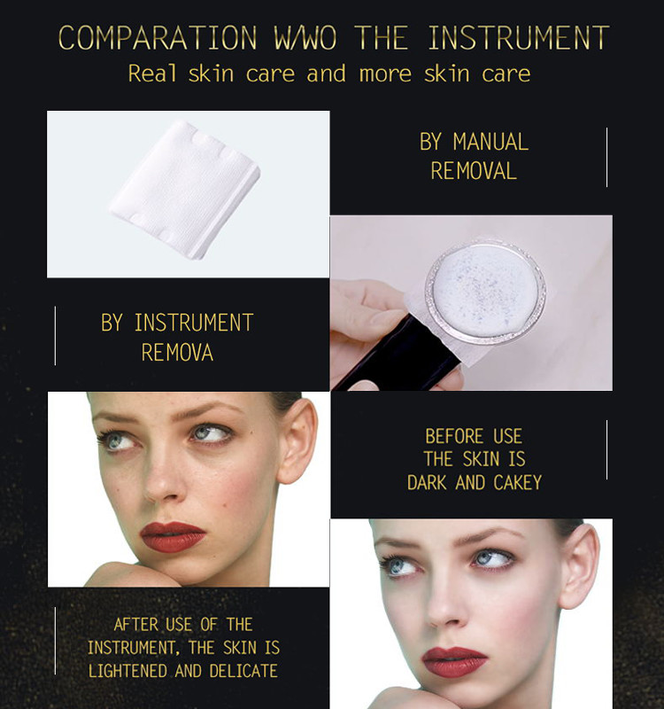 IPX5 Waterproof 3W Beauty Instruments Ultrasonic Skin Cleaner