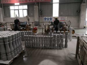 Quality 3500mm Manual Stone Polishing Machine For Solid Column Baluster wholesale