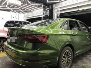 Quality Mamba Green Gloss Car Vinyl Wrap 5 Years Durability With PET Release Liner wholesale