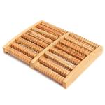8 Rows Wooden Shiatsu Foot Massager Durable For Release Stress / Soothe Stiff