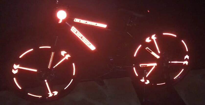 Colorful Bicycle Reflective Stickers Veichle Refective Stickers Signs