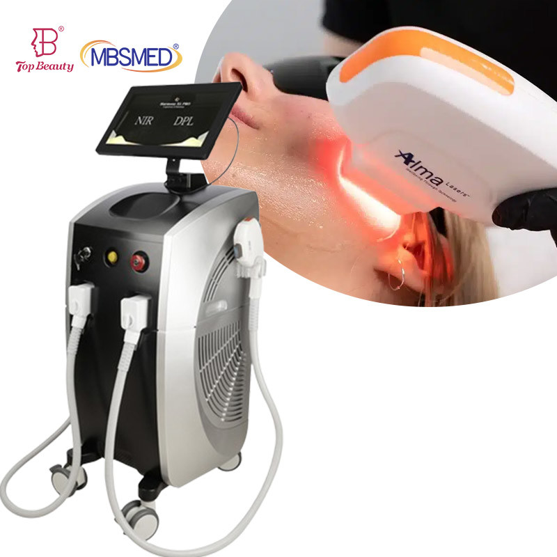NIR Milk Light Whitening Beauty Equipment 3 Wavelength 755 808 1064 Permanent Painless 808 Diode Laser Machine Hair Removal Laser