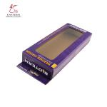 Purple Color 300gsm Corrugated Paper Box With Hang Hole