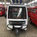 Three Wheel 0.8KW 340Kg Electric Passenger Tricycle