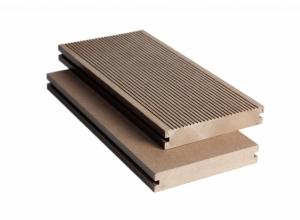 Quality Waterproof Co Extruded Solid Hard Wood Board Decking wholesale