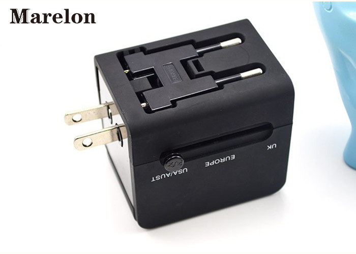 Residential Commercial Travel Power Adapter Five Colors Option Plug With Socket