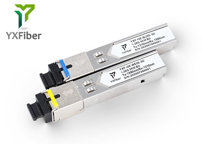 1.25G BIDI 3km 1310nm 1550nm SC DDM Huawei SFP Module