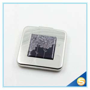 Quality Top Quality Fashion Promotional Square Promotional Metal Pocket Mirror wholesale