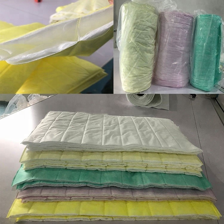 High Dust Holding Capacity Nonwoven Pocket Filter Electrostatic Type Pocket