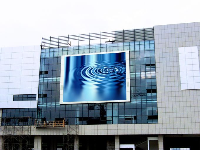 Waterproof P8 High definition  Advertising LED Signs Againt Wall , 1/4 Scan,7000nits Brightness