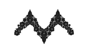 Quality Embroidery collar neck trim polyester lace trim wholesale