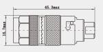 Bass Straight Design TNC Type Male Stainless Steel RF Coaxial Connector for SFF
