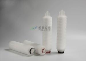 Quality RO Diameter 2.7&quot; 1.2m3/H Pleated Polypropylene Filter Cartridge wholesale
