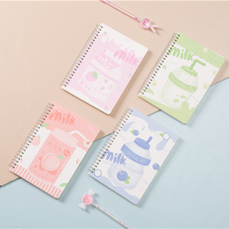 Self-Adhesive A5 Customized Hardcover Spiral Journal Planner Notebook for Customized
