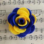 Lovely Felt Fabric Craft Flowers Gorgeous Thanksgiving Festival Use