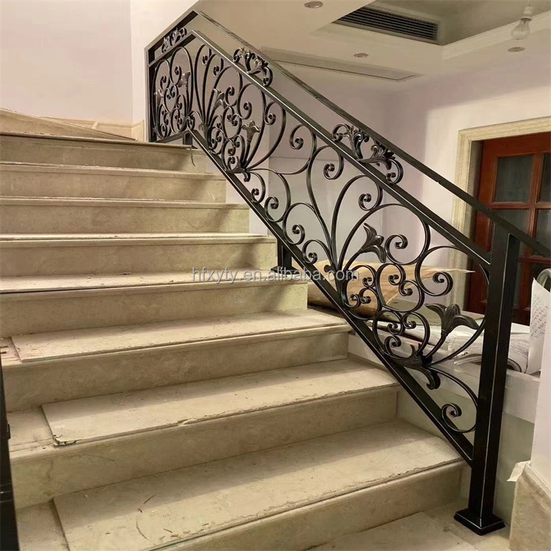 Aluminum Extrusion Stair Handrail Glass Balustrade Banister Fasica Mounted