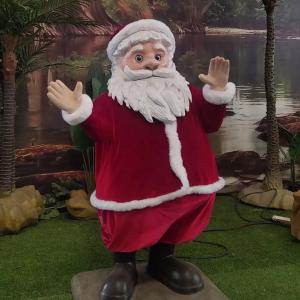 Quality Indoor Animated Father Christmas Life Size Decoration Santa Claus Model wholesale