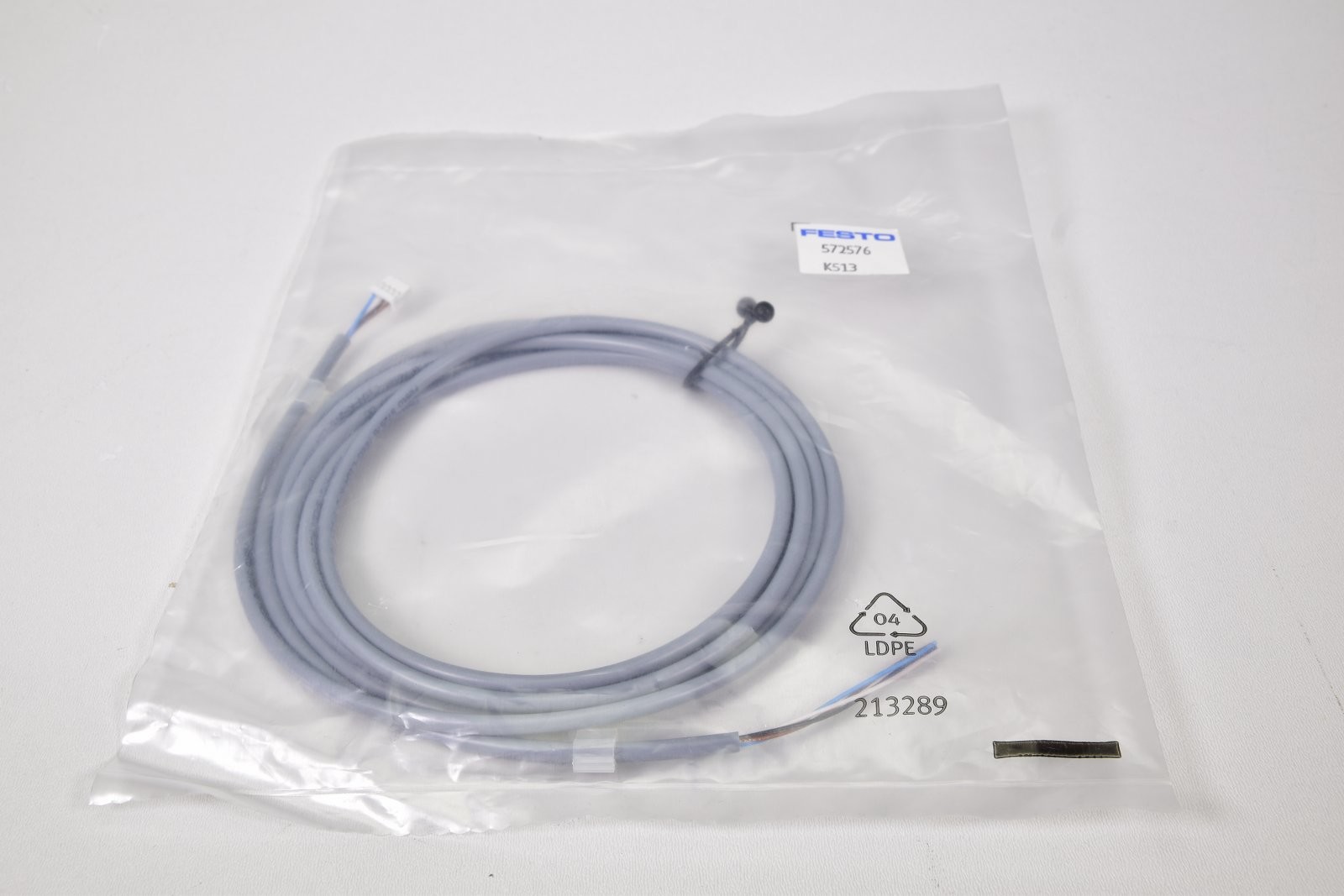 Festo Connecting Cable NEBS-L1G4-K-2.5-LE4 With Label Holder