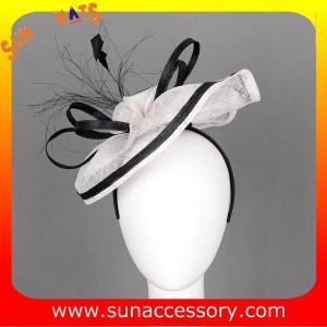 Quality 0911 fashion sinamay hair fascinators caps for ladies ,Fancy Sinamay fascinator from Sun Accessory wholesale