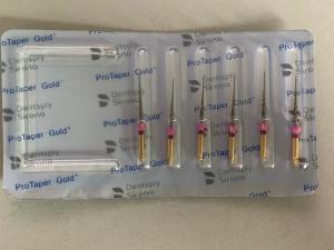 Quality Niti Endo Rotary Files ProTaper Gold Files 6 Files Per Pack wholesale