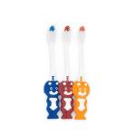 350g Plastic Kid'S Toothbrushes Soft Nylon Bristle Brush Lion Shape Customizatio