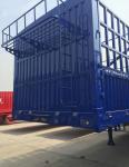 Multi Color Semi Low Bed Trailer , Normal Suspension Semi Equipment Trailer