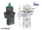 Electronic Green 2 Position Push Button Switch 50hz Lamp Beads LAY5（XB2）-EK2361