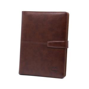 Quality A6 PU Leather Notebook Binder,Refillable 6 Round Ring Binder Cover for A6 Filler Paper wholesale