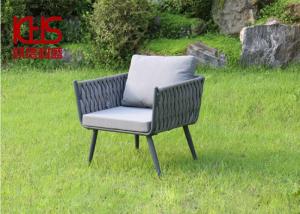 Quality Customized 1 Seater Outdoor Dining Room Furniture 300KG Load Rattan Outdoor Couch wholesale