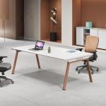 Office Furniture Study Meeting Desk Wooden Workstation Boardroom Staff