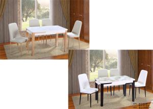 Quality Granite Table Surface Oak Kitchen Dining Sets Heat Resistant Non Toxic wholesale