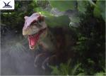 Decorative Animatronic Outdoor Dinosaur / Realistic Spraying Smoke Dinosaur