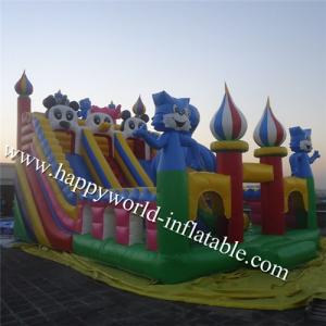 Quality disney inflatable dry slide , inflatable car slide , comercial kids slide wholesale