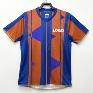 Quality Navy Blue Retro Soccer Jerseys Emblematic Club Classic Football Kits wholesale