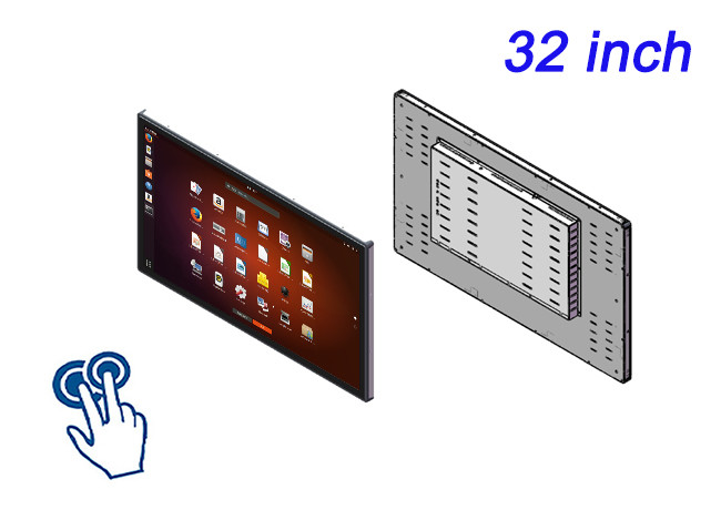 32-Inch Linux Touch Embedded Display for Educational Solutions, Public Transportation Panels, Security Systems, and Interactive Retail