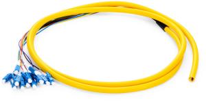 Quality 5ft LC UPC Fiber Optic Pigtail 12 Fibers Optic Jumper 1310 Nm Nm / 1550 Nm wholesale