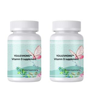 Quality Certified Non GMO Lichen Source Vitamin D3 Supplement Capsules wholesale