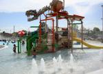 Commercial Outdoor Water Park Construction Fiberglass Children Aqua Park