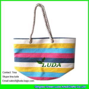 Quality LUDA colorful straw beach bags fashion summer paper straw bag wholesale