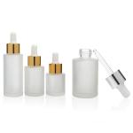 High Quality Frosted 30ml Face Serum Glass Dropper Bottle For Skin Care