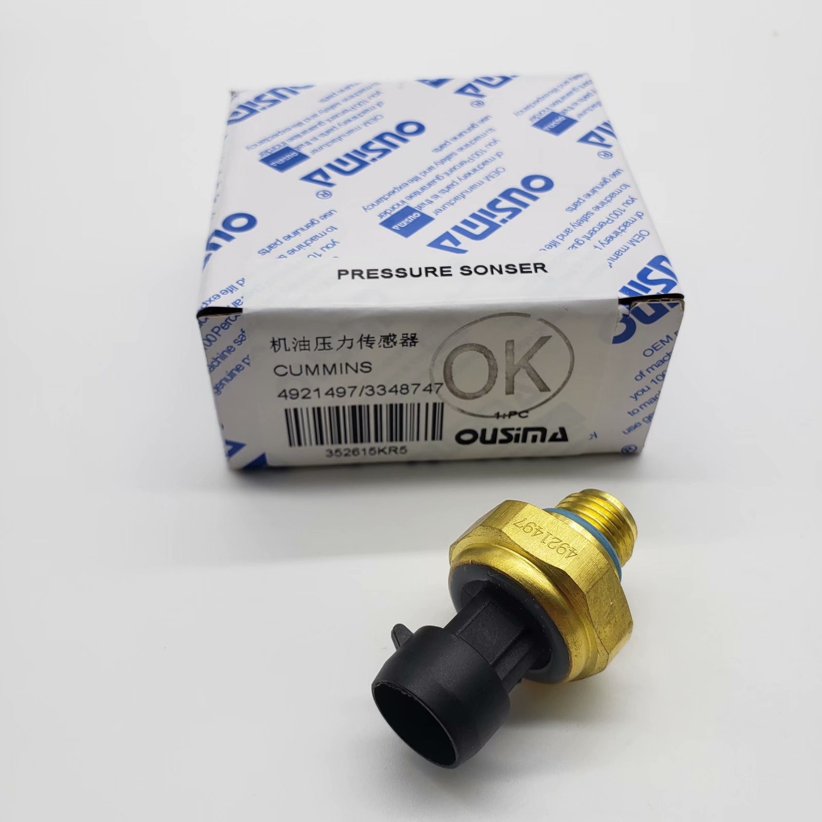 OUSIMSA Pressure Sensor 4921497 3348747 Intake Air Pressure Sensor Cummins Engines