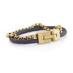 Retro Mens Woven Leather Bracelet With Magnetic Buckle Unisex Fashion Charm