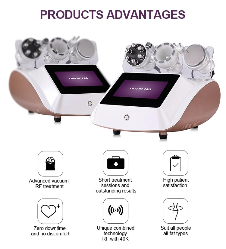 40k Ultrasonic Cavitation Cellulite Removal Fat Burner Weight Loss Body Shape Slimming Machine