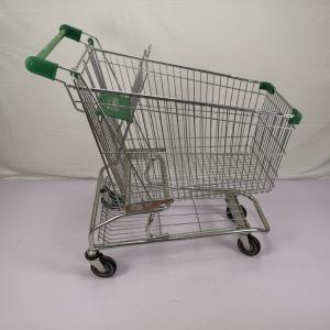 Quality 180L Q195 Steel Metal Supermarket Shopping Trolley American Type wholesale