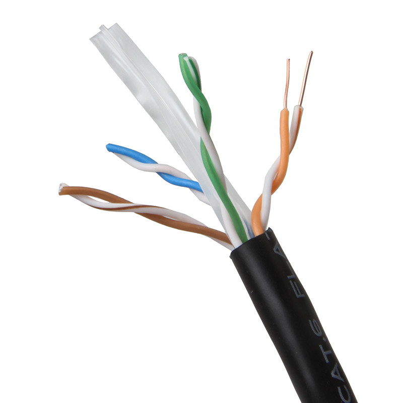 10Gps 24AWG Cat 6a UTP Cable , BC7/0.2 PVC Jacket Patch Cord Cat 6a Amp