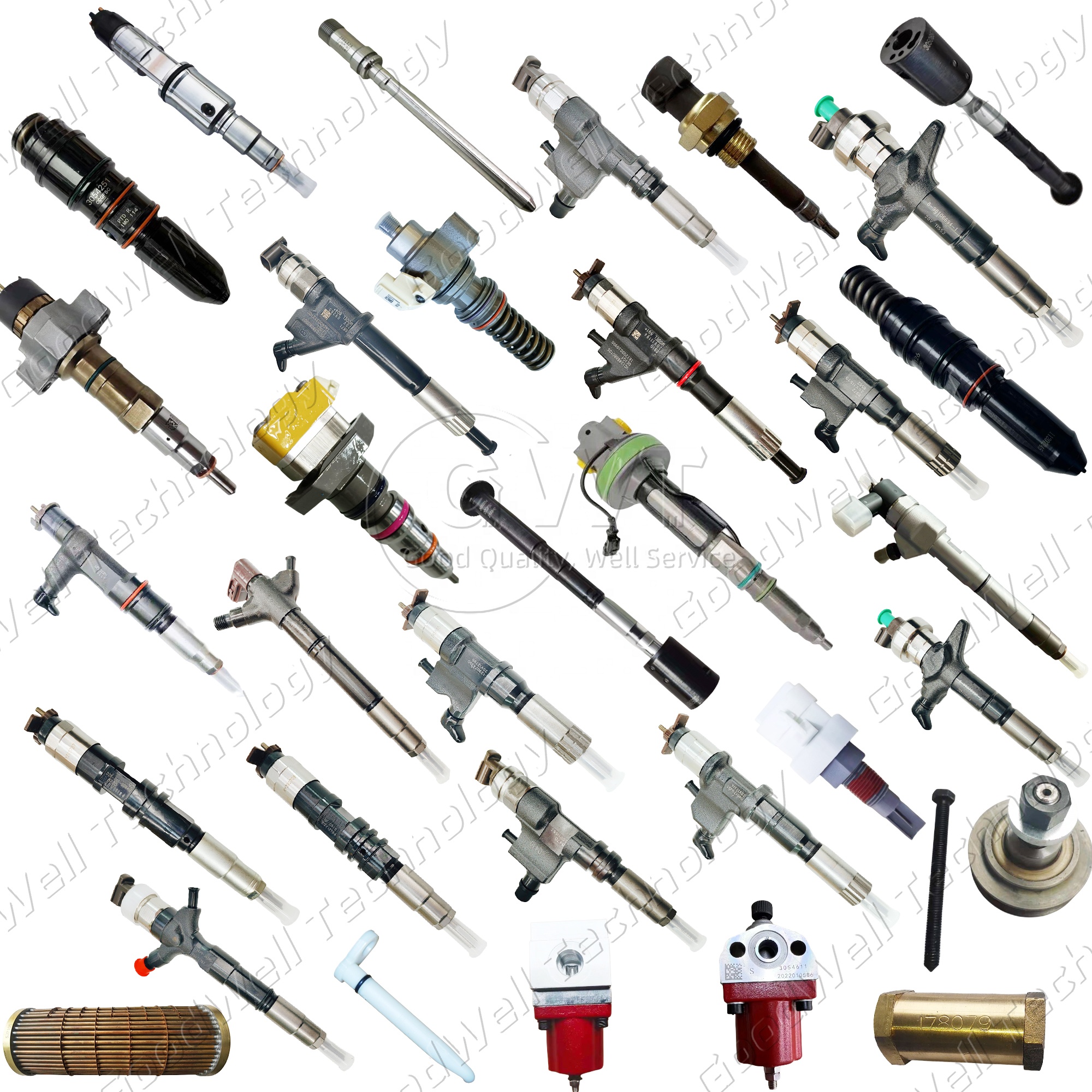 Common Rail BOSCH Diesel Fuel Injectors 0986435420 0445116018 0445116017 33800-2F000