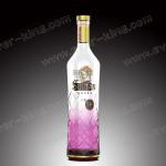 Cap Sealing Metal Label 700mL Glass Spirit Bottles
